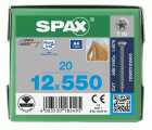 CABEZA PLANA SPAX-S A4 NERVIOS FRESADORES T-STAR PLUS T50 ROSCA COMPLETA CUT 20 UD.