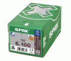CABEZA CILÍNDRICA SPAX T-STAR PLUS T30 ROSCA COMPLETA WIROX 100 UD.