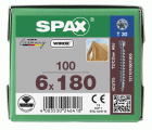 CABEZA CILÍNDRICA SPAX T-STAR PLUS T30 ROSCA COMPLETA WIROX 100 UD.