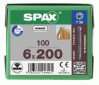 CABEZA CILÍNDRICA SPAX T-STAR PLUS T30 ROSCA COMPLETA WIROX 100 UD.