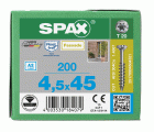 CABEZA GOTA DE SEBO SPAX-S A2 NERVIOS FRESADORES T-STAR PLUS T20 ROSCA PARCIAL CUT 200 UD.
