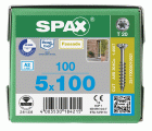 CABEZA GOTA DE SEBO SPAX-S A2 NERVIOS FRESADORES T-STAR PLUS T20 ROSCA PARCIAL CUT 100 UD.