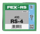 TORNILLO PARA PERSIANAS FEX-RS 4 H2 PUNTA DE AGUJA WIROX 400 UD.