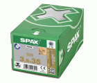 TORNILLO PARA SUELOS DE MADERA SPAX-S CABEZA PLANA NERVIOS FRESADORES T-STAR PLUS T10 ROSCA PARCIAL CUT WIROX 500 UD.+BIT