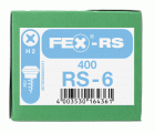 TORNILLO PARA PERSIANAS FEX-RS-6 CABEZA ESPECIAL H2 GALVANIZADO 400 UD.