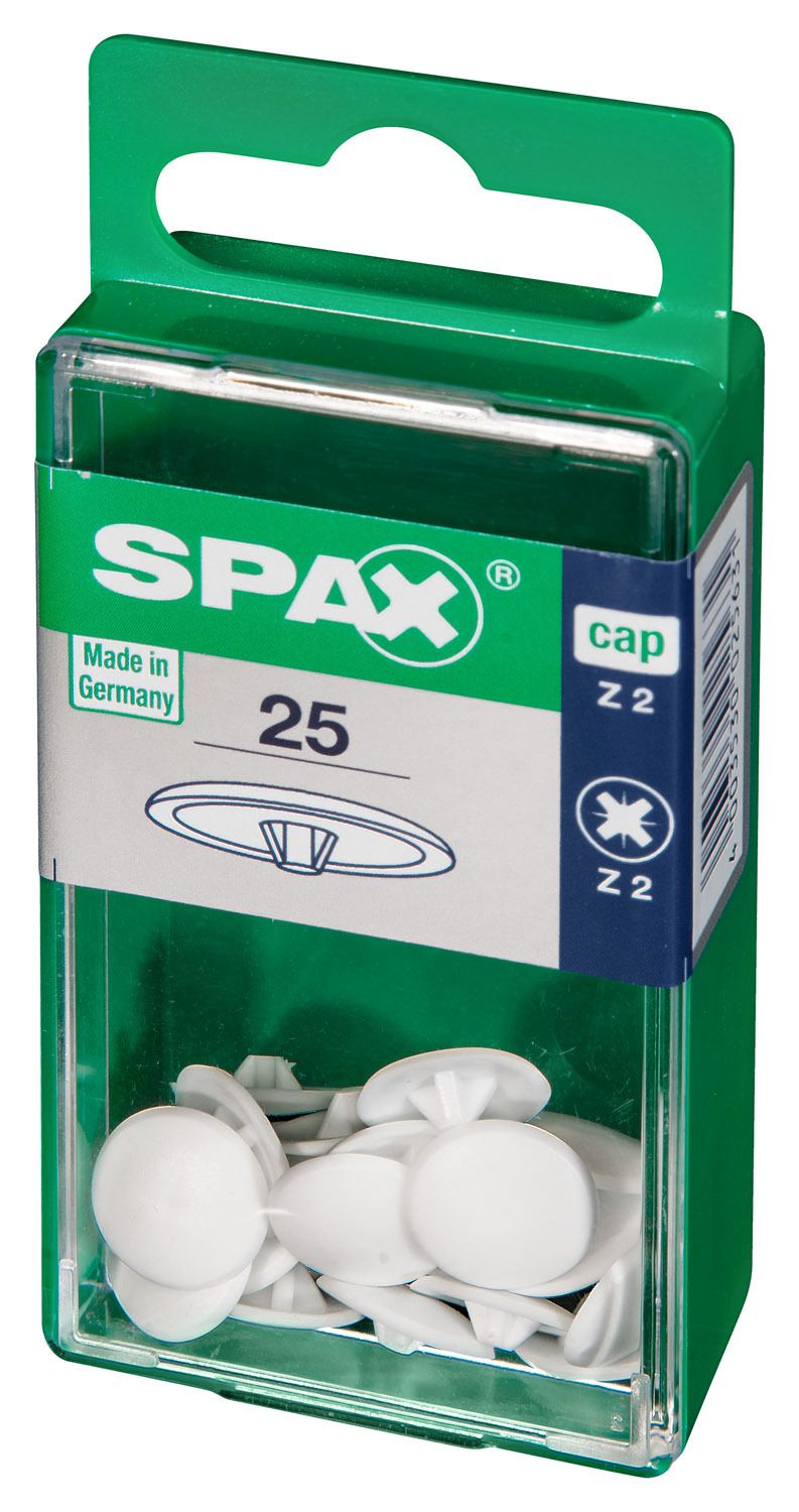 TAPONES DECORATIVOS Z2 BLANCO S 25 UD.