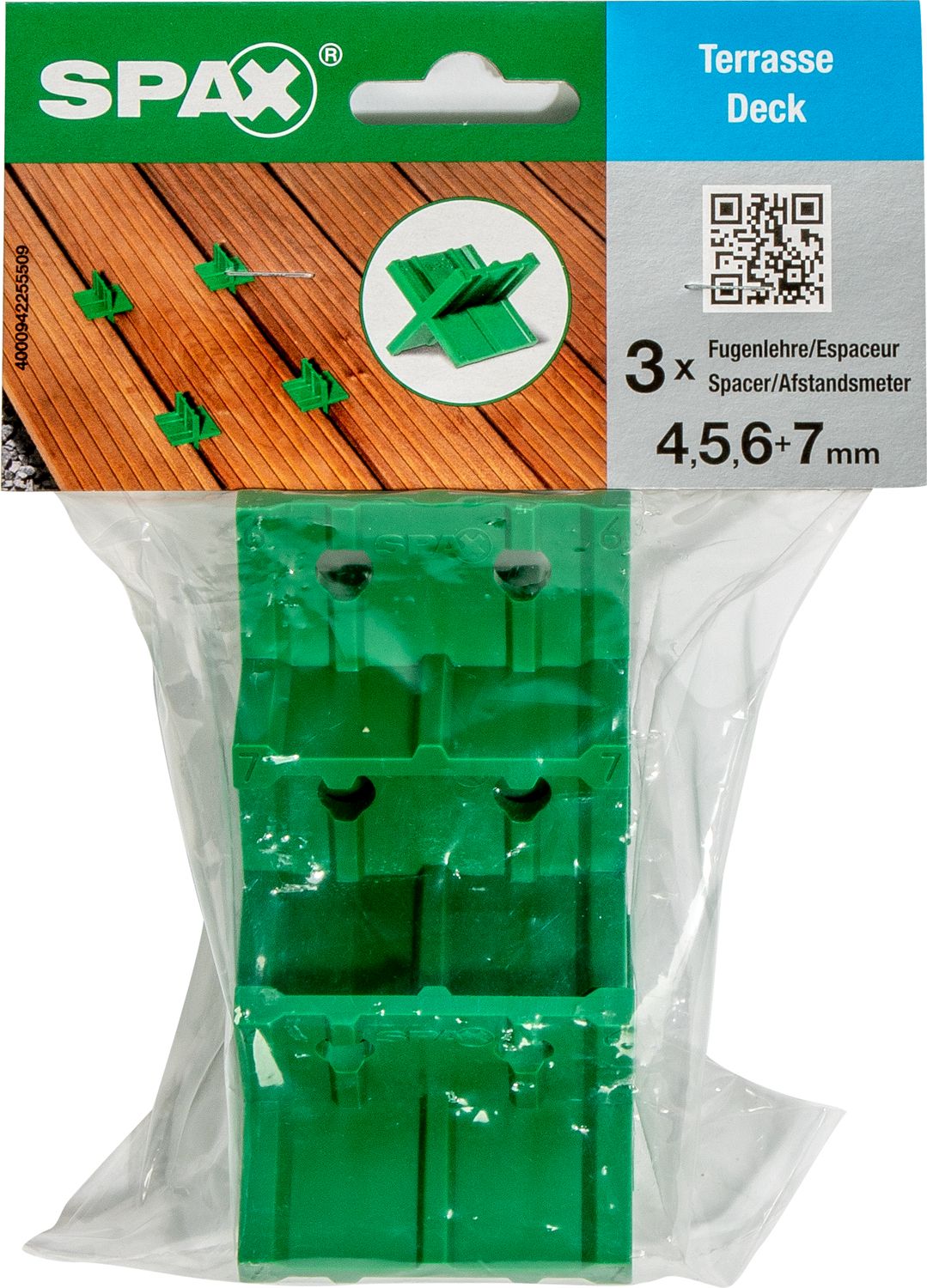 SEPARADOR SPAX DISTANCIADOR DE JUNTAS BOLSAS DE PLÁSTICO 3 UD.