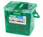 ESPACIADOR SPAX AIR 4,5 MM CAJA DE PLÁSTICO CON ASA M 40 UD.