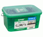 ESPACIADOR SPAX AIR 6,5 MM CAJA DE PLÁSTICO CON ASA L 100 UD.