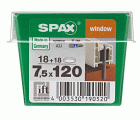 ANCLAJE DE MARCOS SPAX T30 WIROX + TAPONES BLANCO M-STK 18+18 UD.