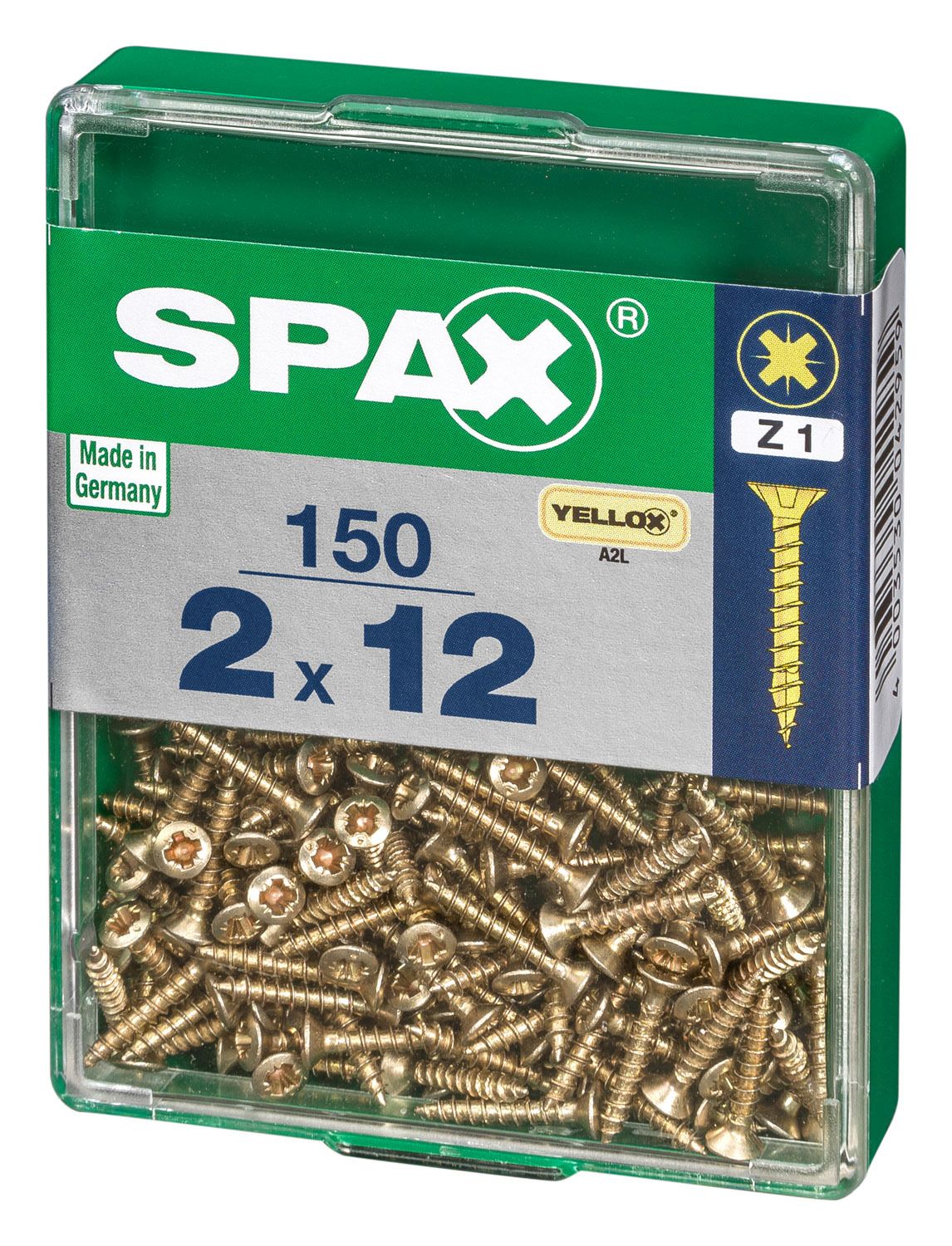 PLANA SPAX Z1 YELLOX M 150 UD.