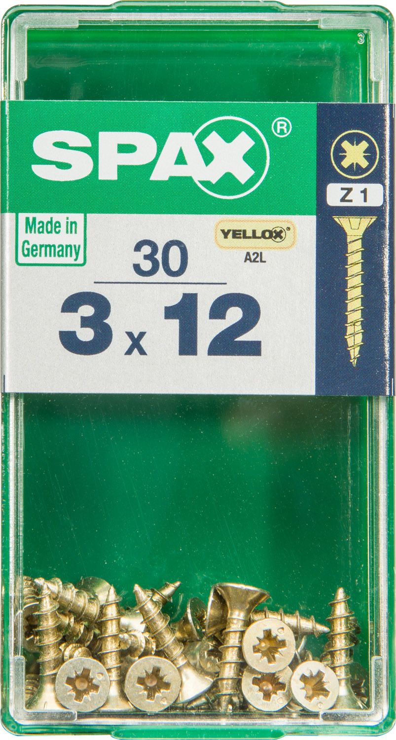 PLANA SPAX Z1 YELLOX S 30 UD.