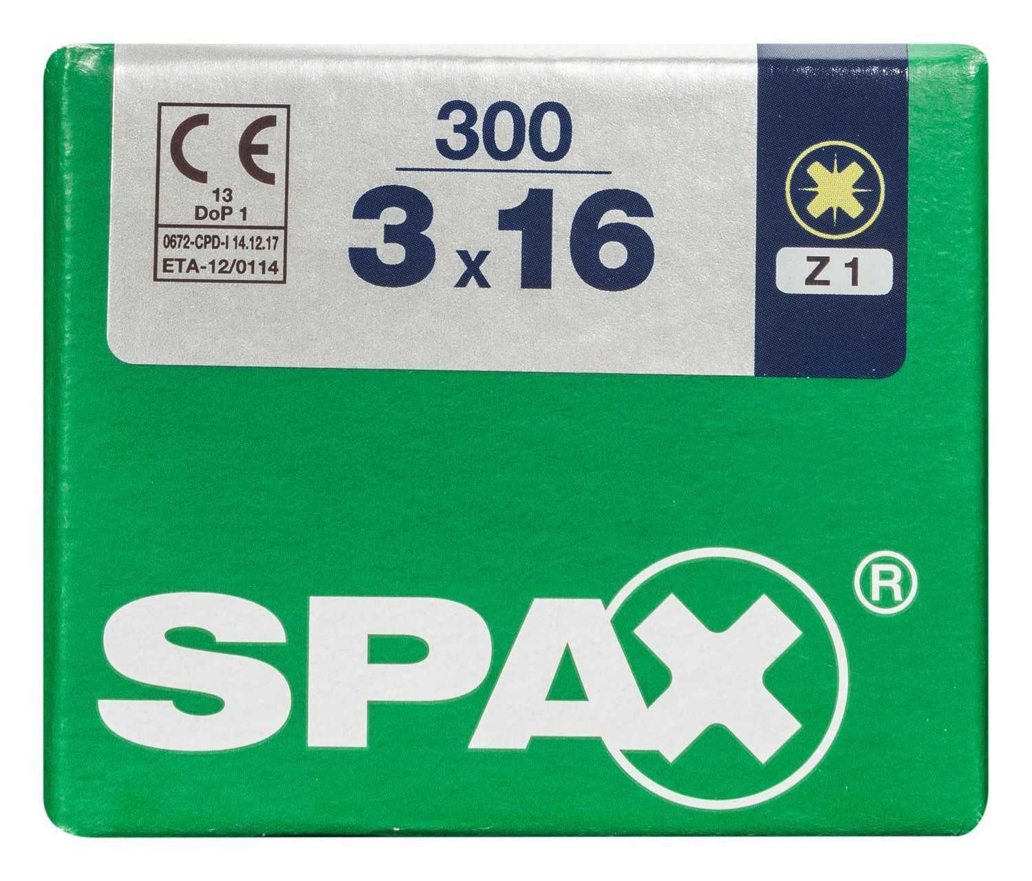 PLANA SPAX Z1 YELLOX L 300 UD.