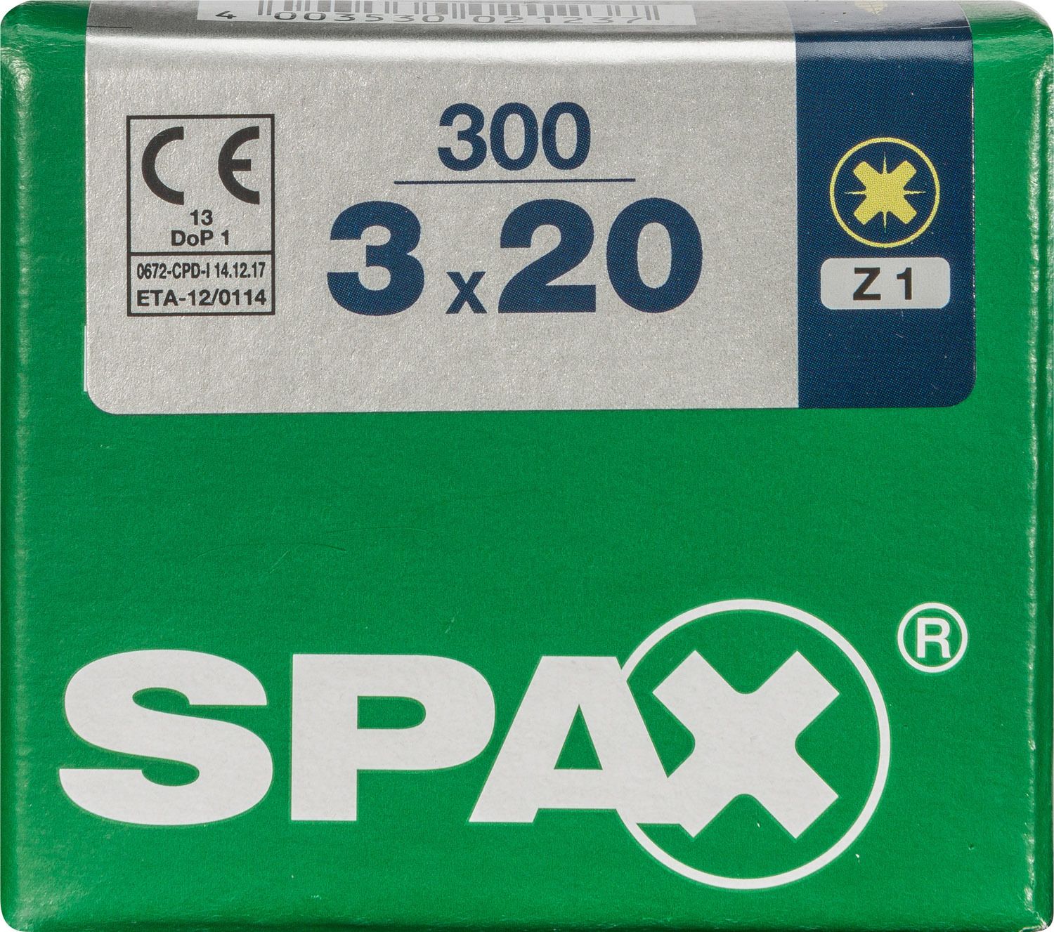 PLANA SPAX Z1 YELLOX L 300 UD.