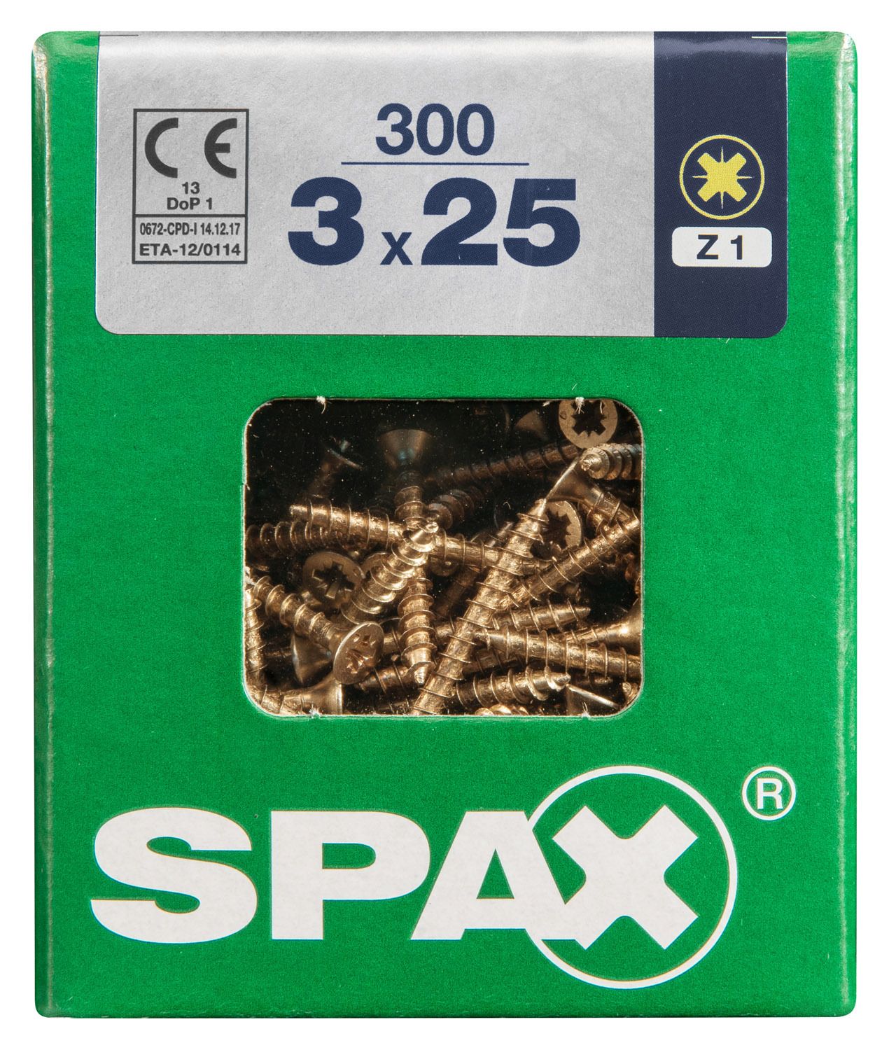 PLANA SPAX Z1 YELLOX L 300 UD.