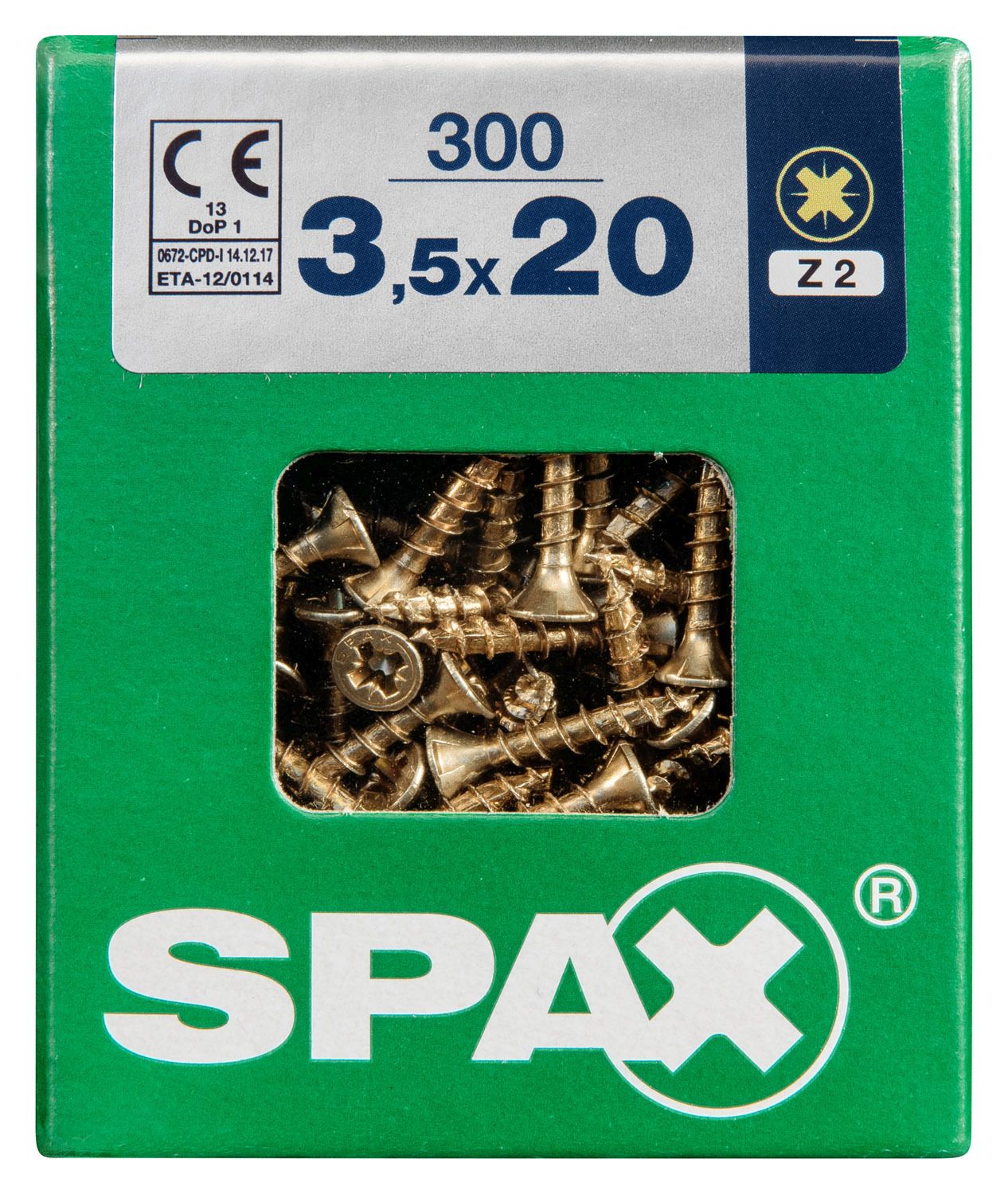 PLANA SPAX Z2 YELLOX L 300 UD.