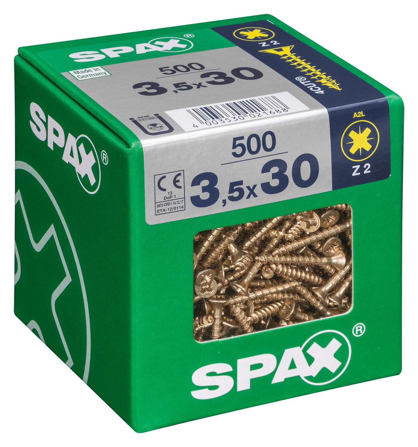 PLANA SPAX Z2 YELLOX XL 500 UD.