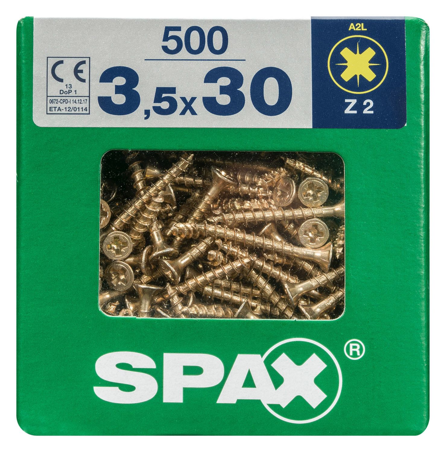 PLANA SPAX Z2 YELLOX XL 500 UD.