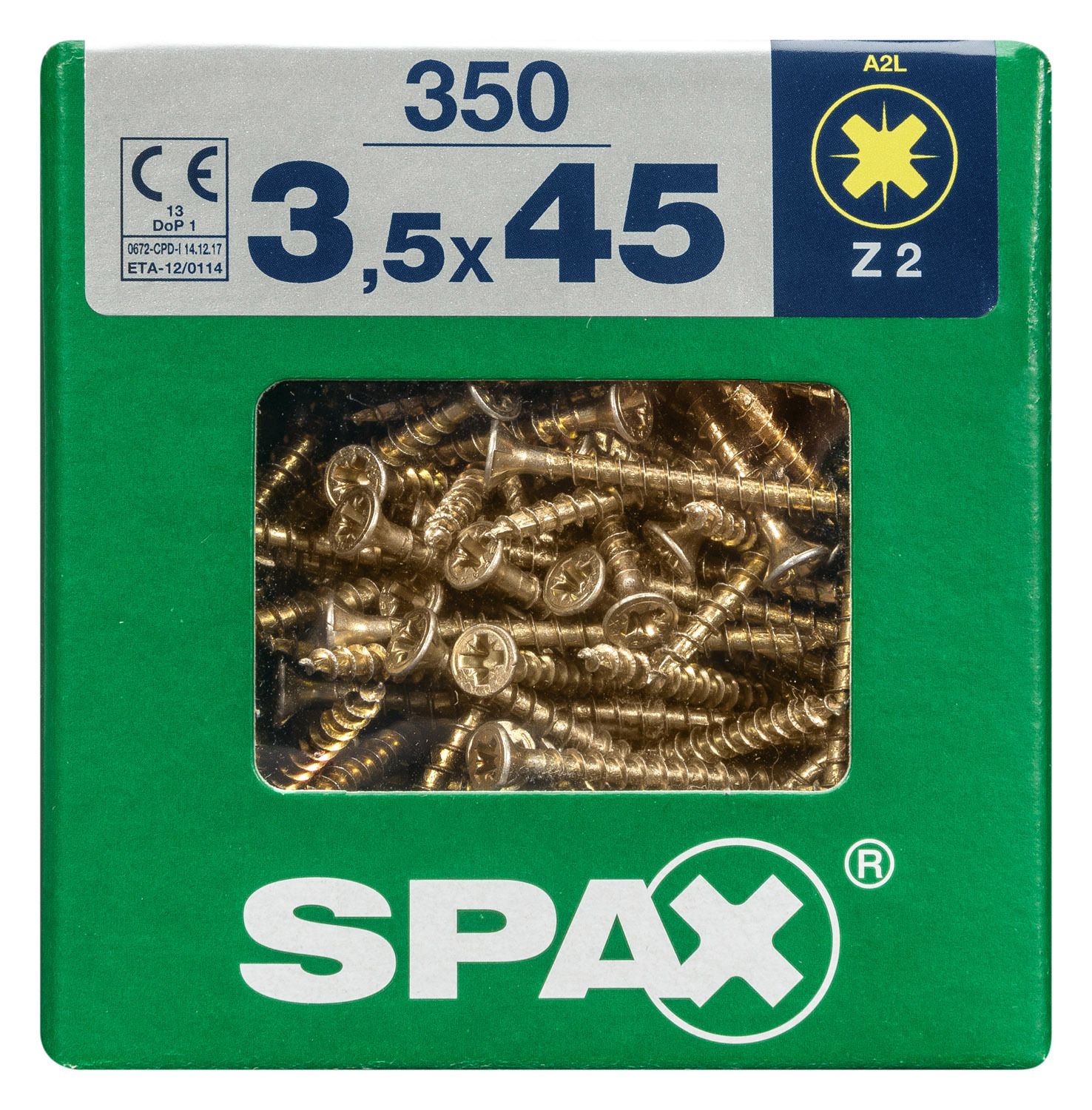 PLANA SPAX Z2 YELLOX XL 350 UD.