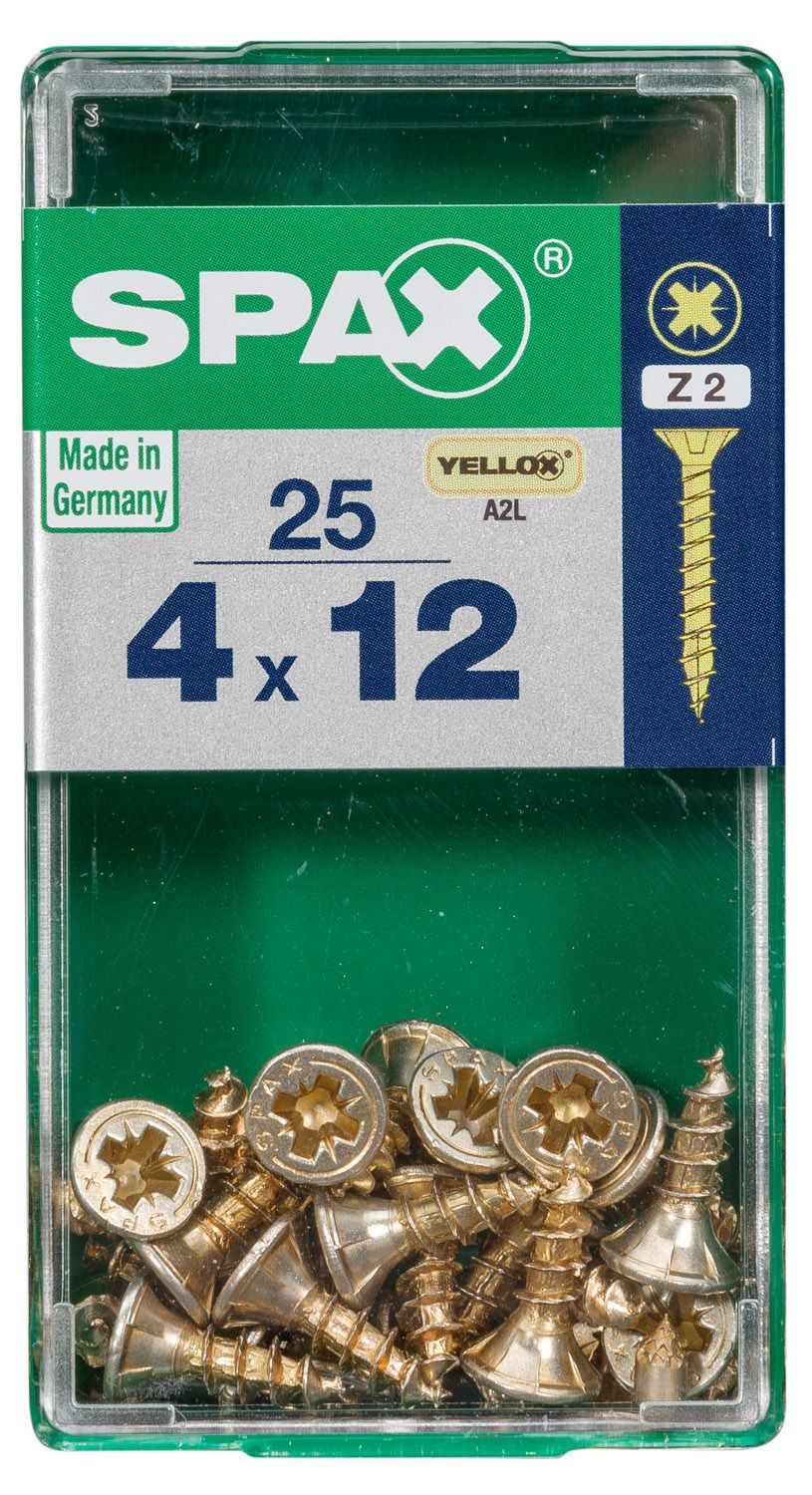 PLANA SPAX Z2 YELLOX S 25 UD.