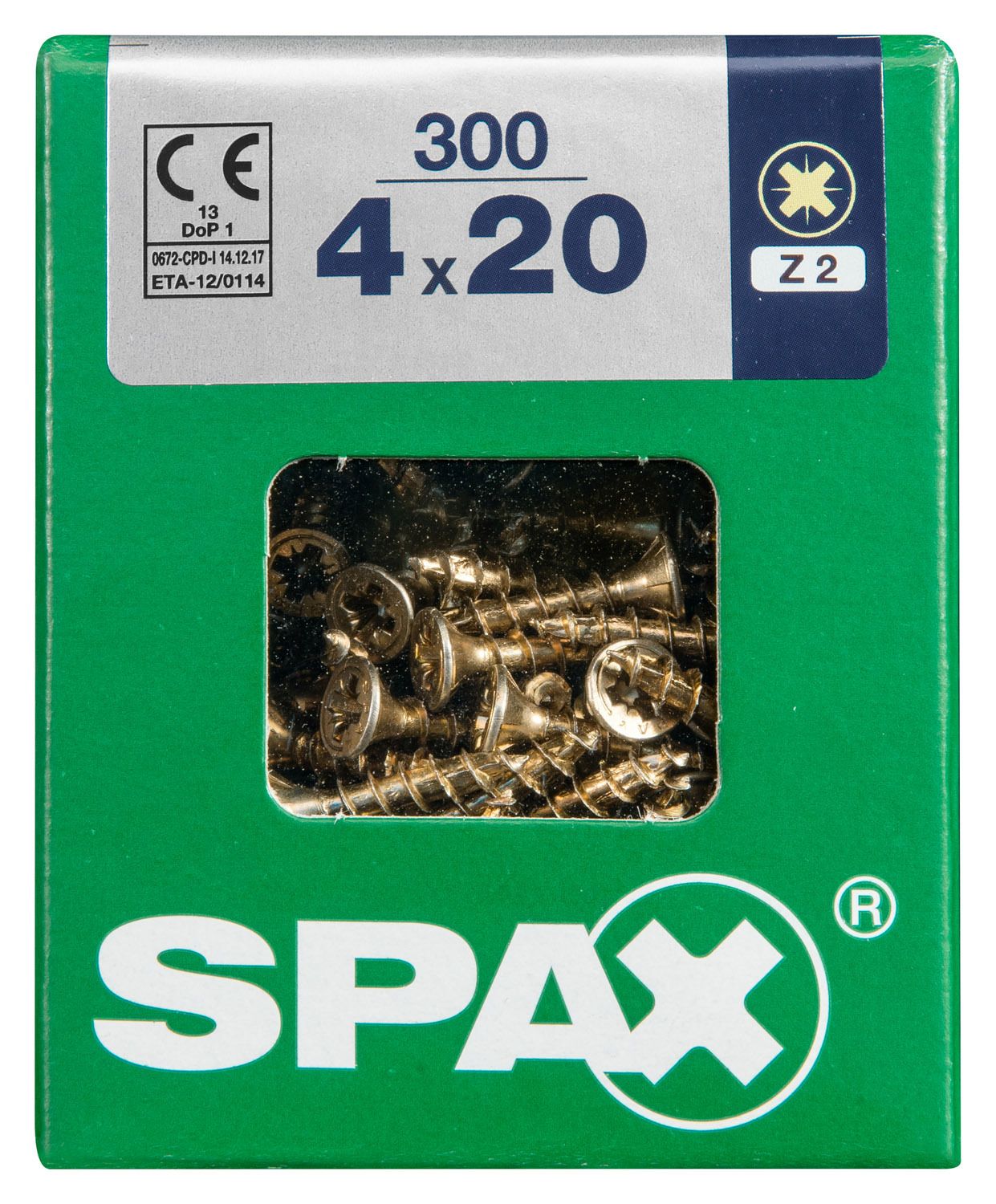 PLANA SPAX Z2 YELLOX L 300 UD.