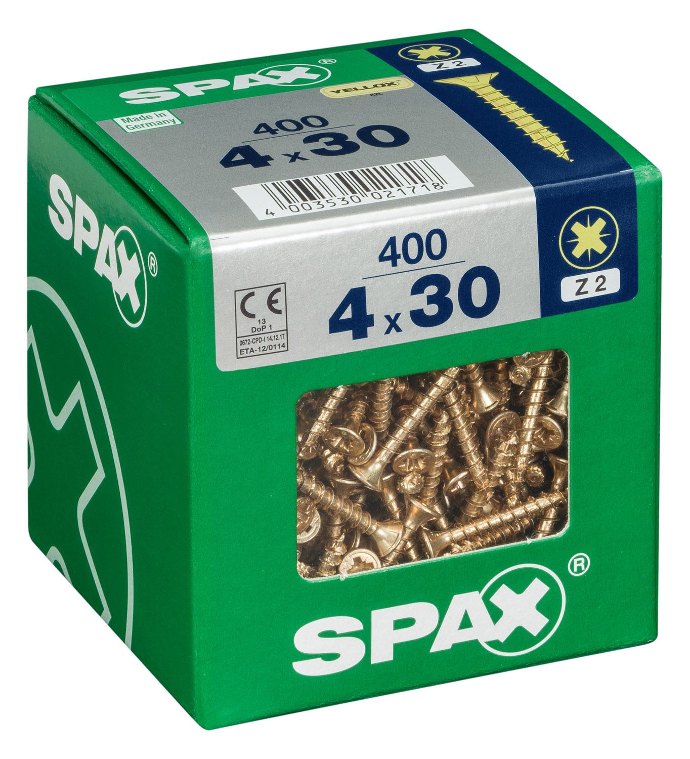 PLANA SPAX Z2 YELLOX XL 400 UD.