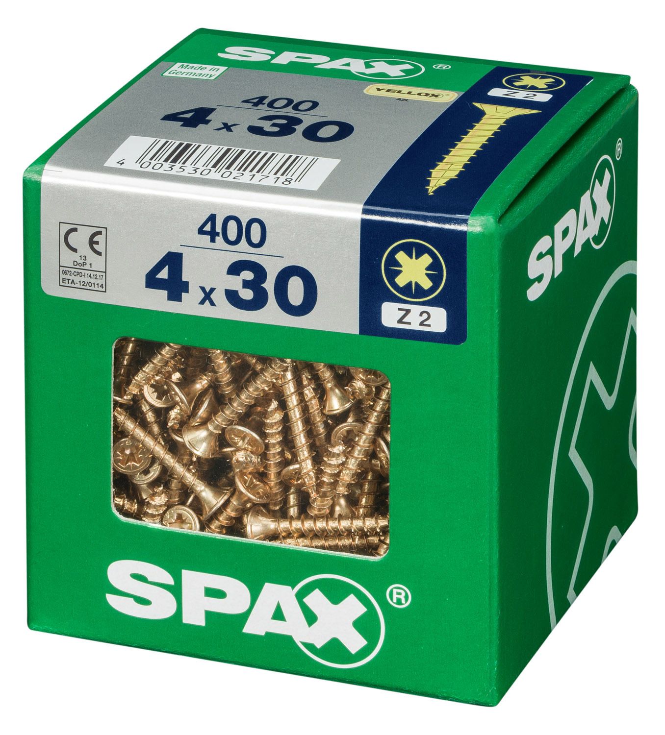 PLANA SPAX Z2 YELLOX XL 400 UD.