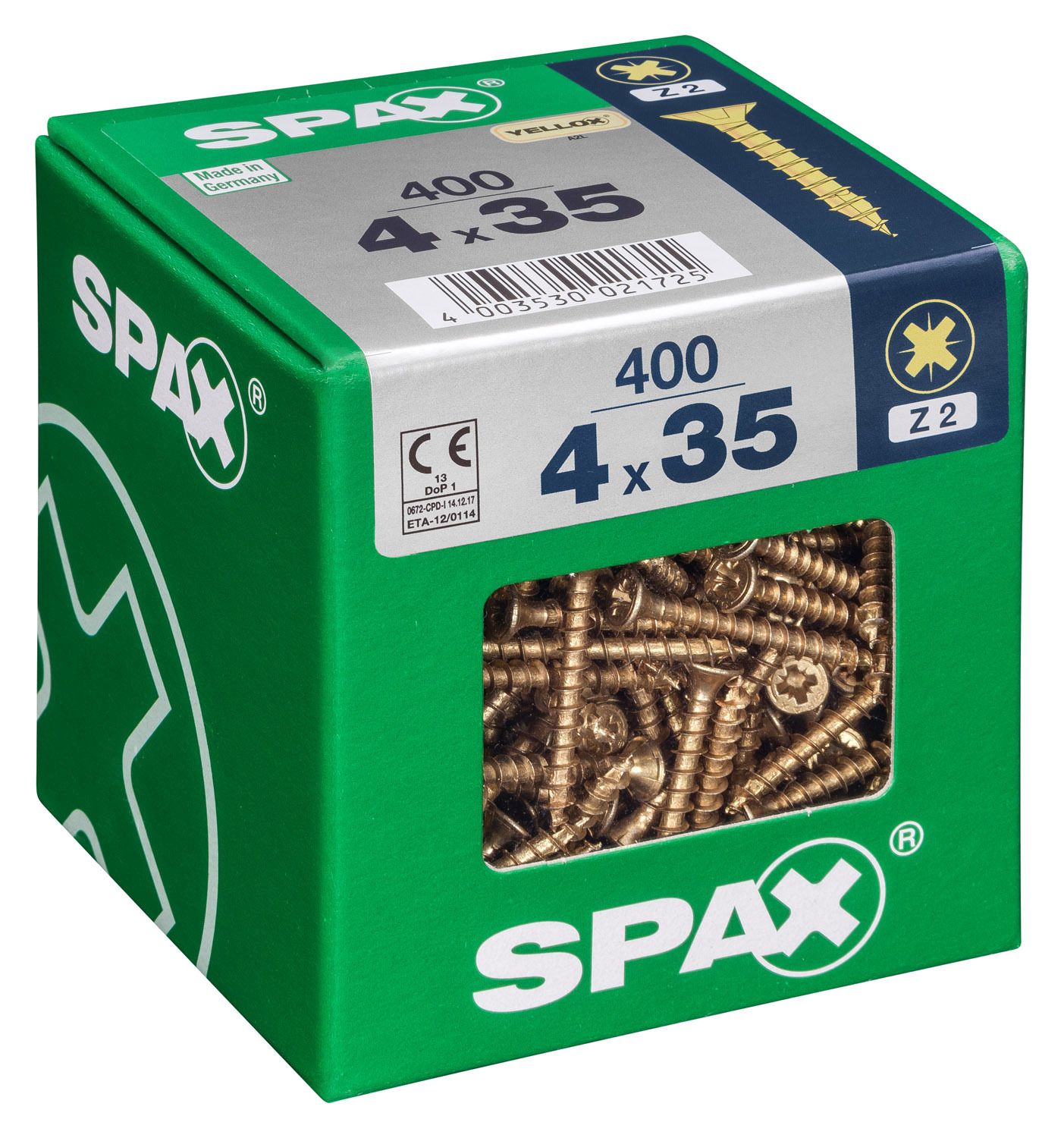 PLANA SPAX Z2 YELLOX XL 400 UD.