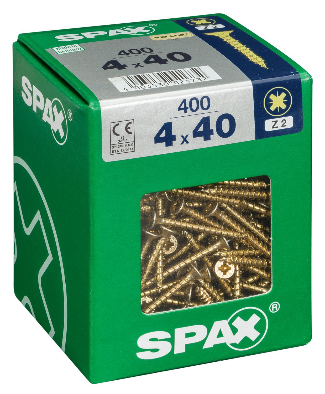 PLANA SPAX Z2 YELLOX XL 400 UD.