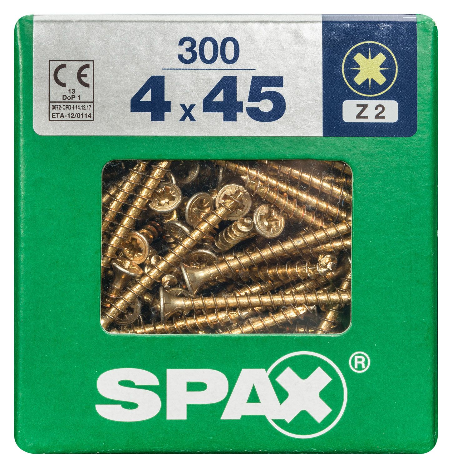 PLANA SPAX Z2 YELLOX L 300 UD.