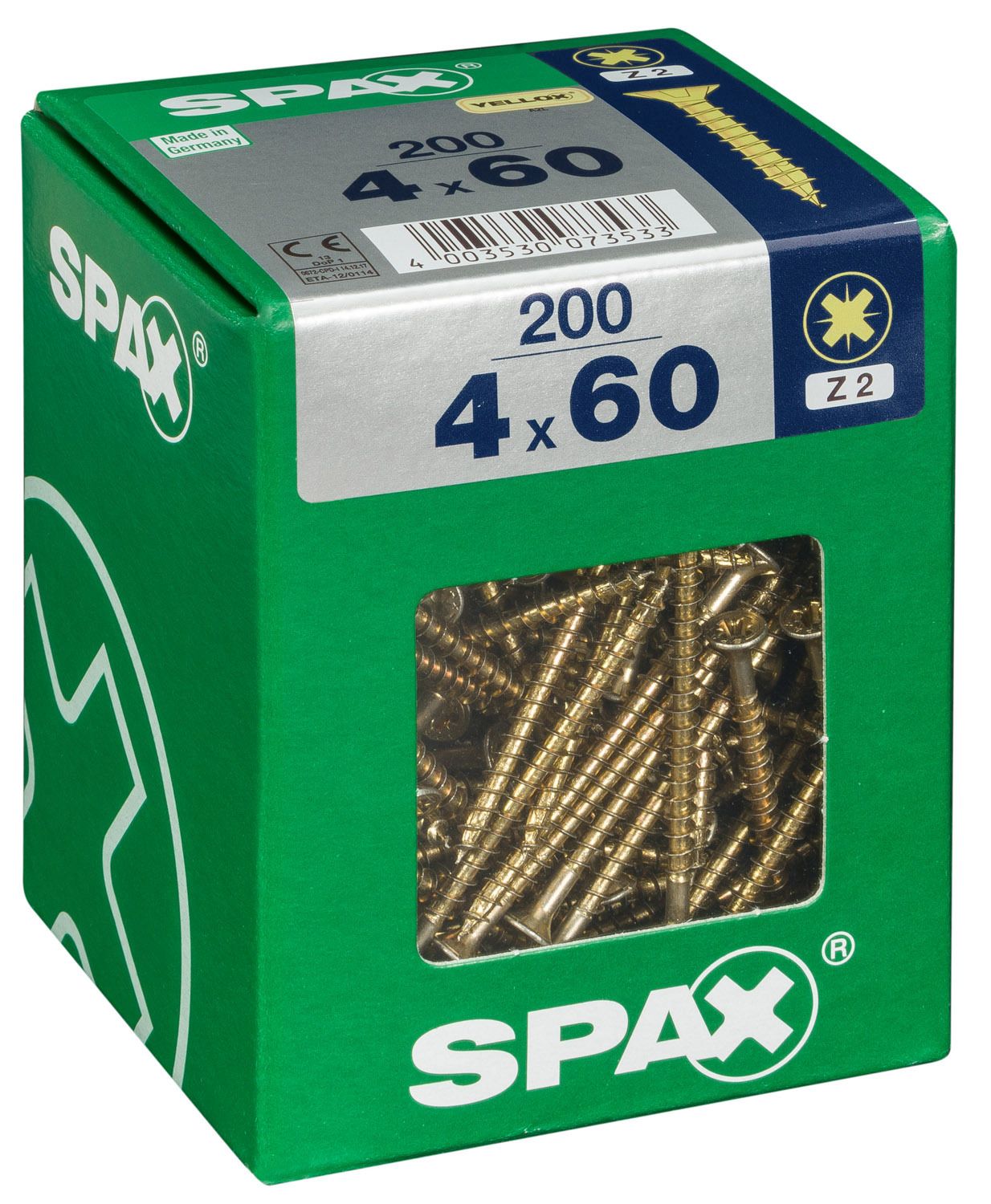 PLANA SPAX Z2 YELLOX XL 200 UD.