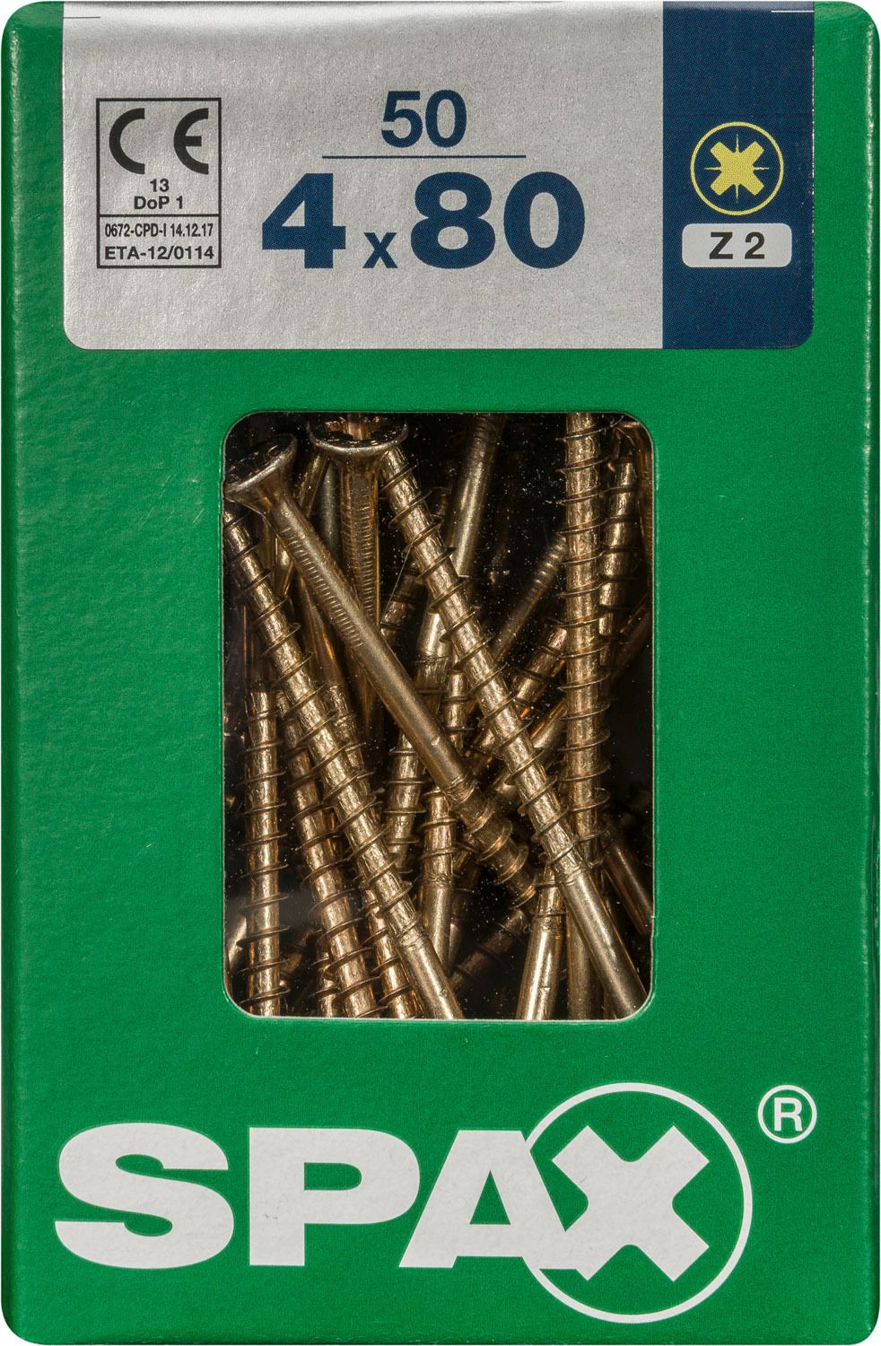 PLANA SPAX Z2 YELLOX L 50 UD.