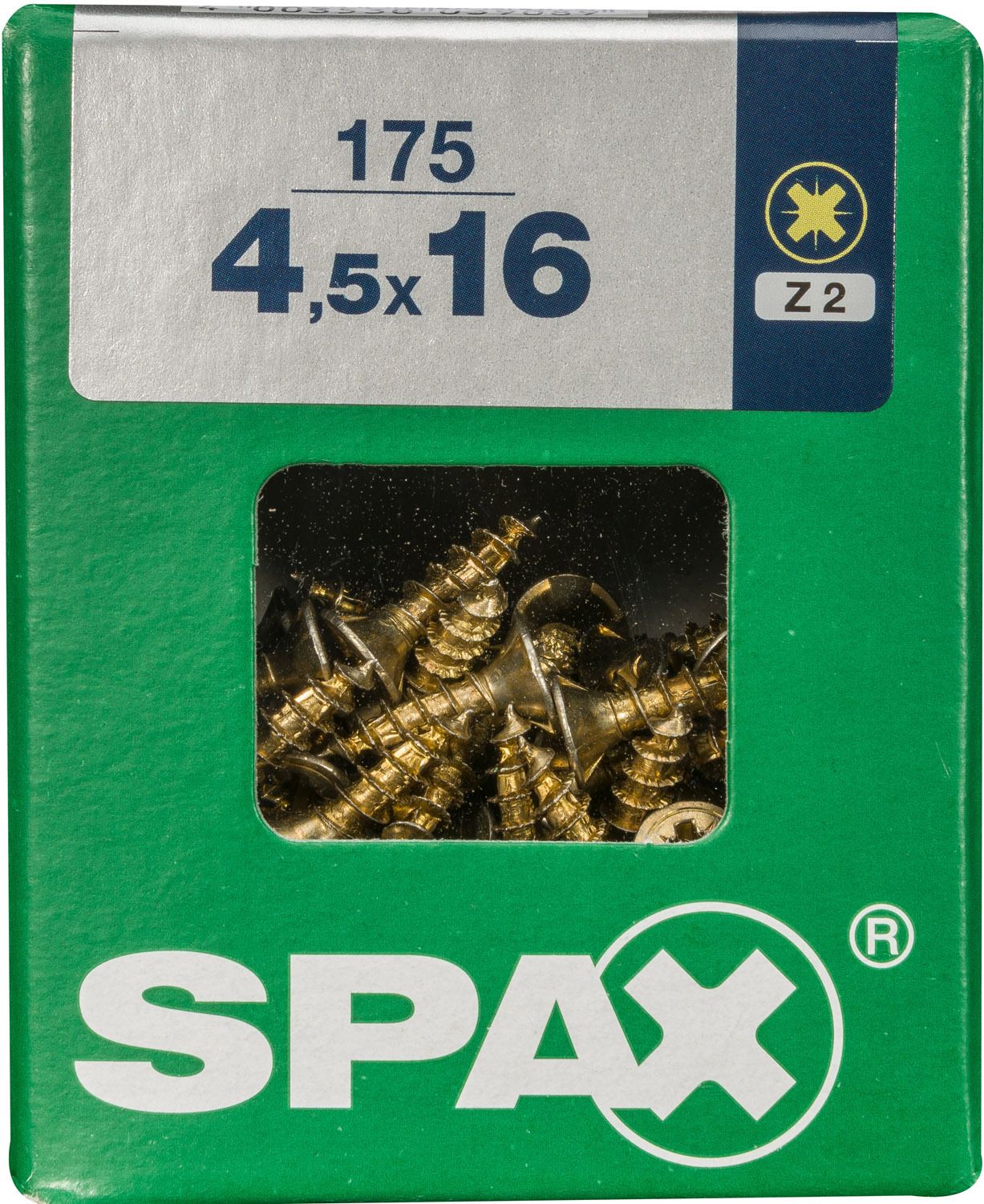 PLANA SPAX Z2 YELLOX L 175 UD.