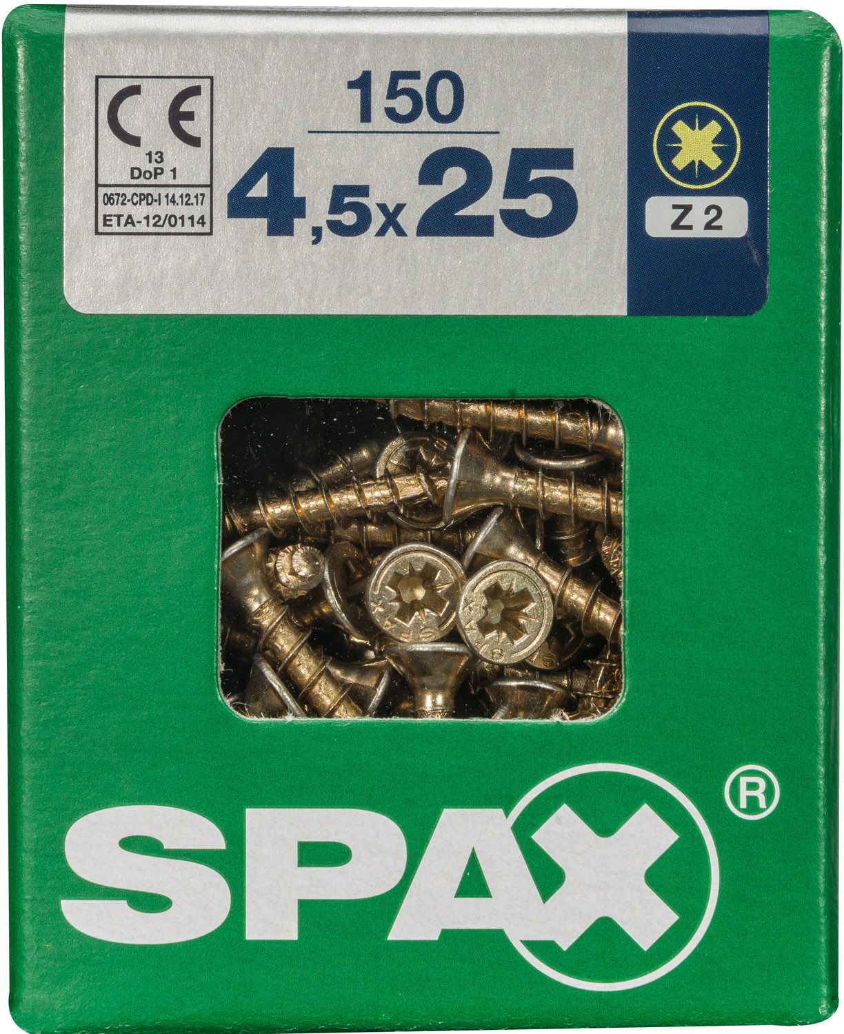 PLANA SPAX Z2 YELLOX L 150 UD.