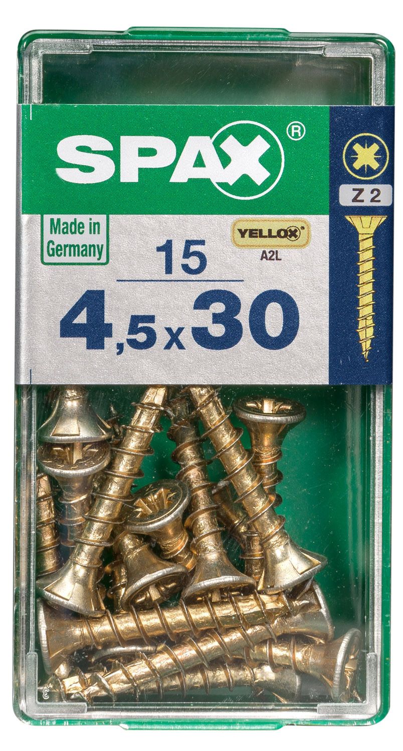 PLANA SPAX Z2 YELLOX S 15 UD.