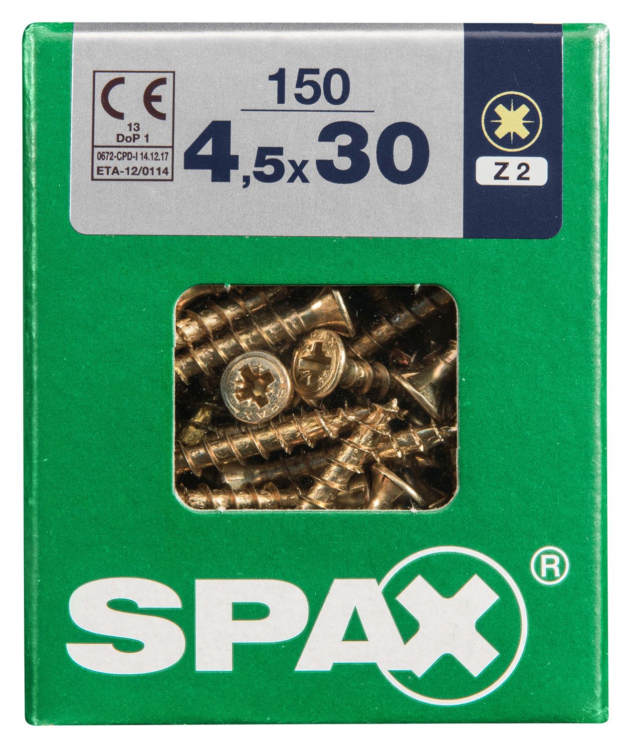 PLANA SPAX Z2 YELLOX L 150 UD.