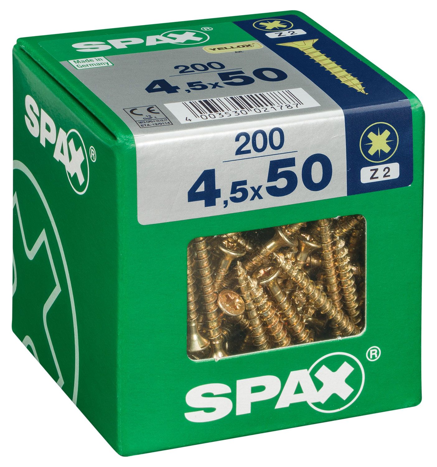 PLANA SPAX Z2 YELLOX XL 200 UD.