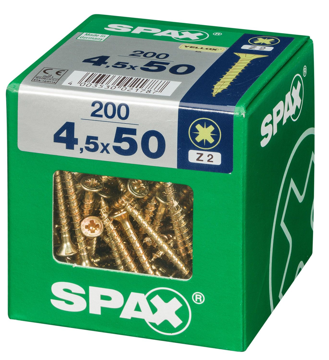 PLANA SPAX Z2 YELLOX XL 200 UD.