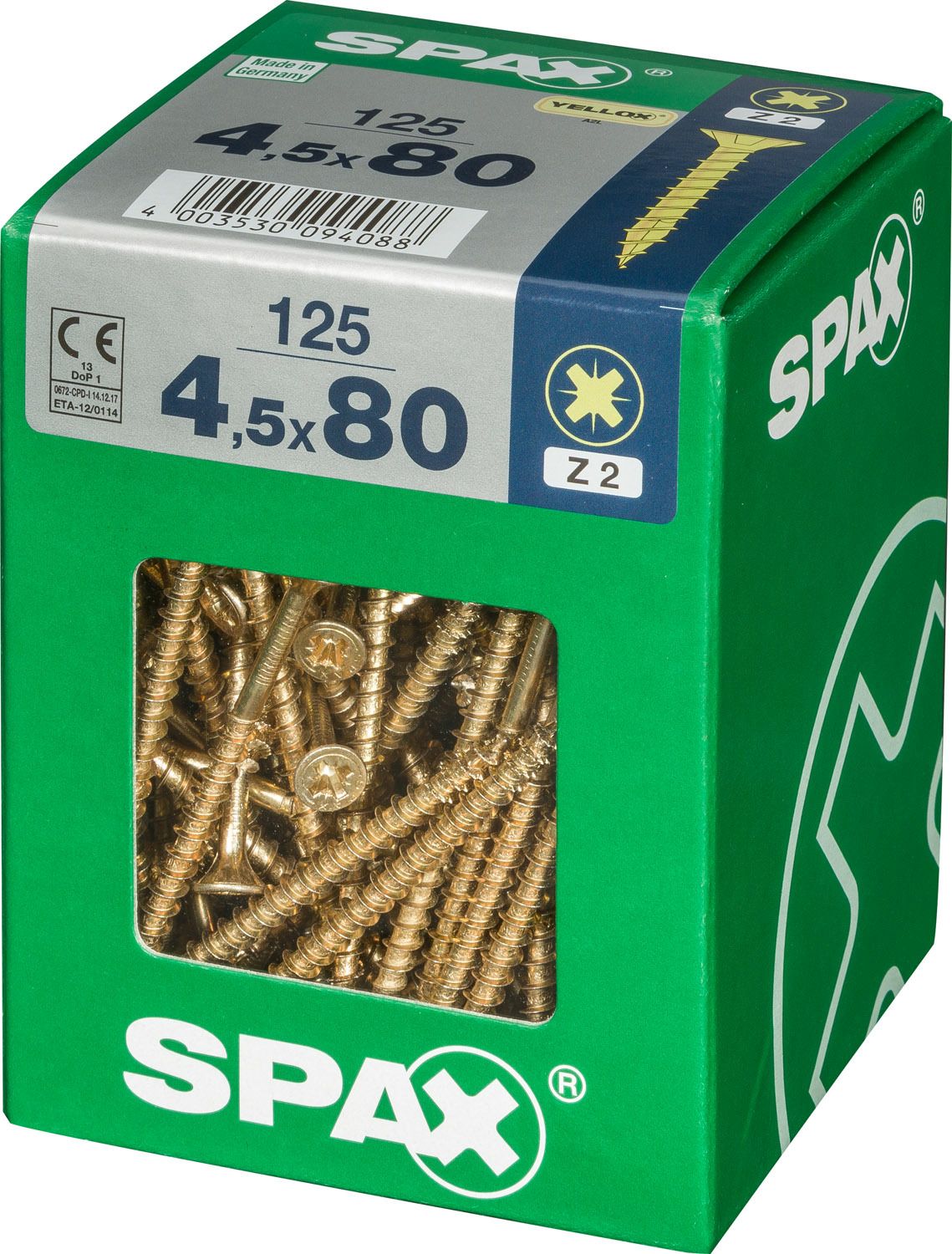 PLANA SPAX Z2 YELLOX XL 125 UD.