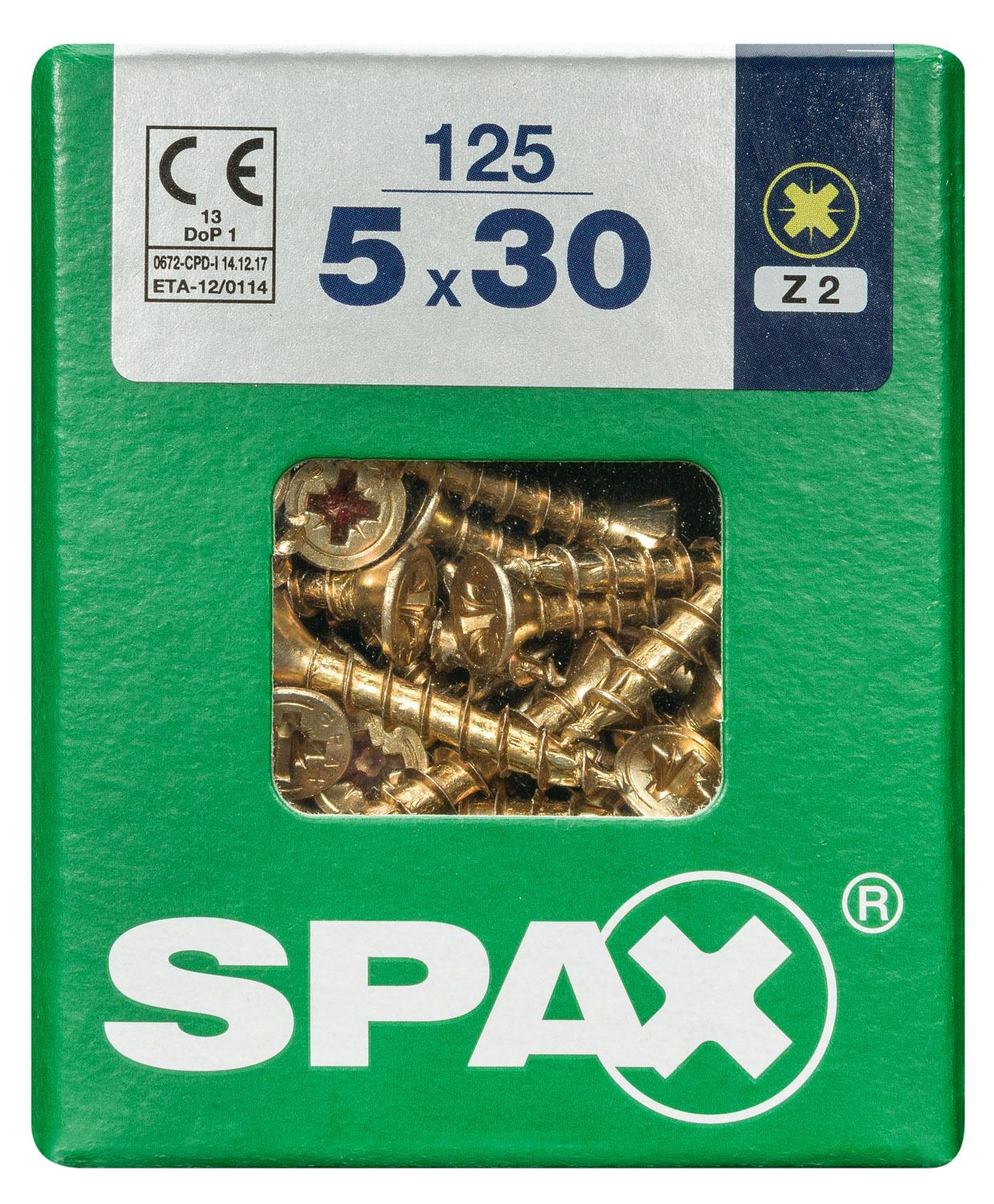 PLANA SPAX Z2 YELLOX L 125 UD.