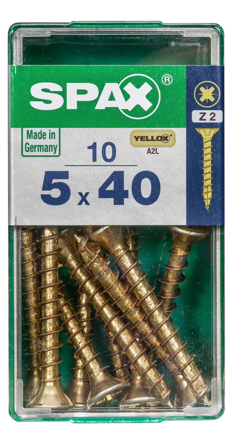 PLANA SPAX Z2 YELLOX S 10 UD.