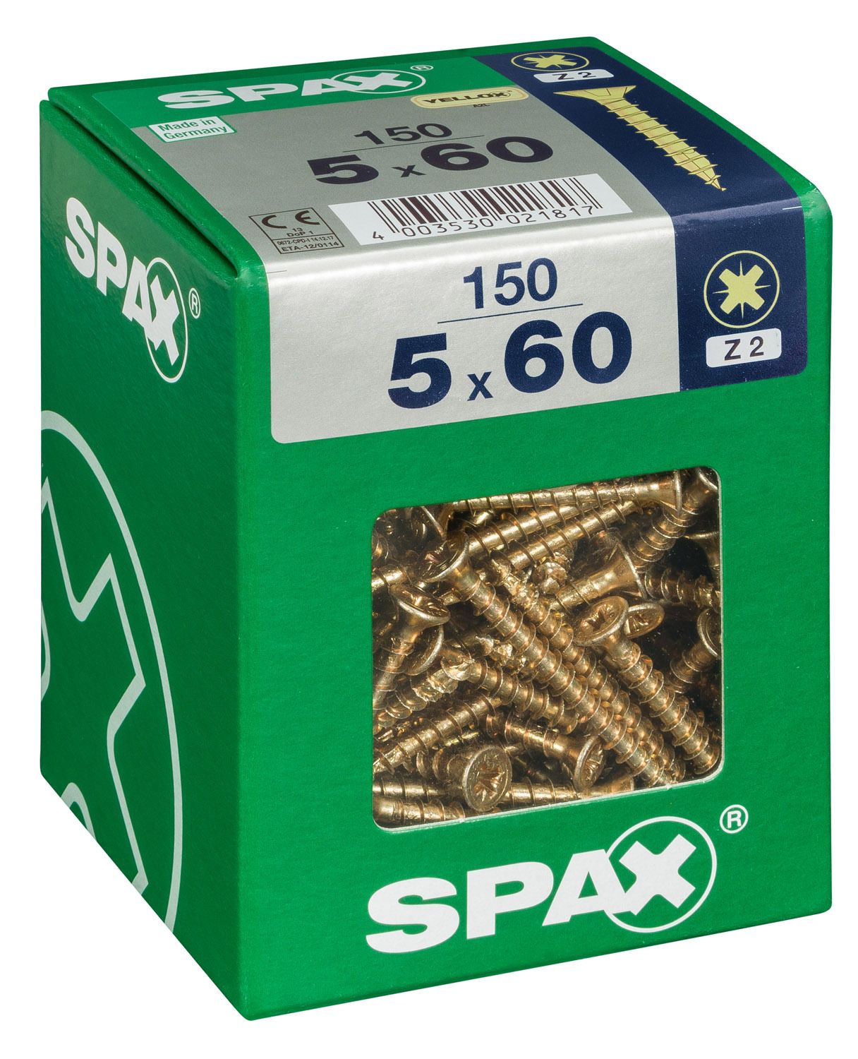 PLANA SPAX Z2 YELLOX XL 150 UD.
