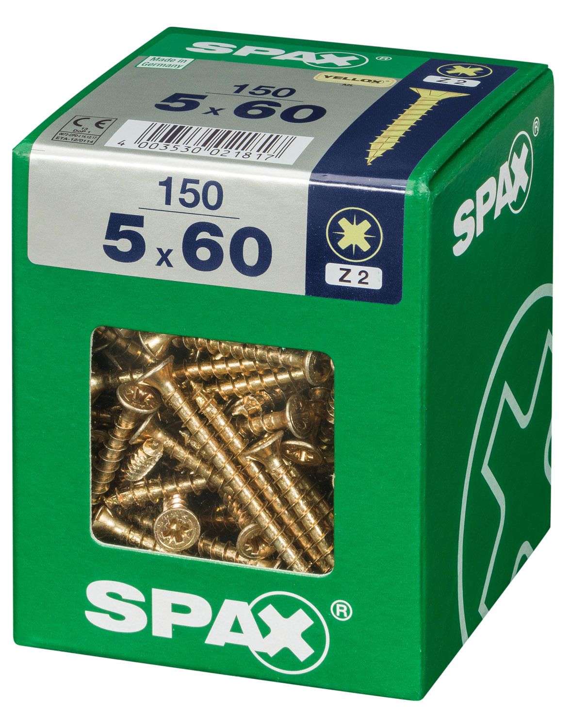 PLANA SPAX Z2 YELLOX XL 150 UD.