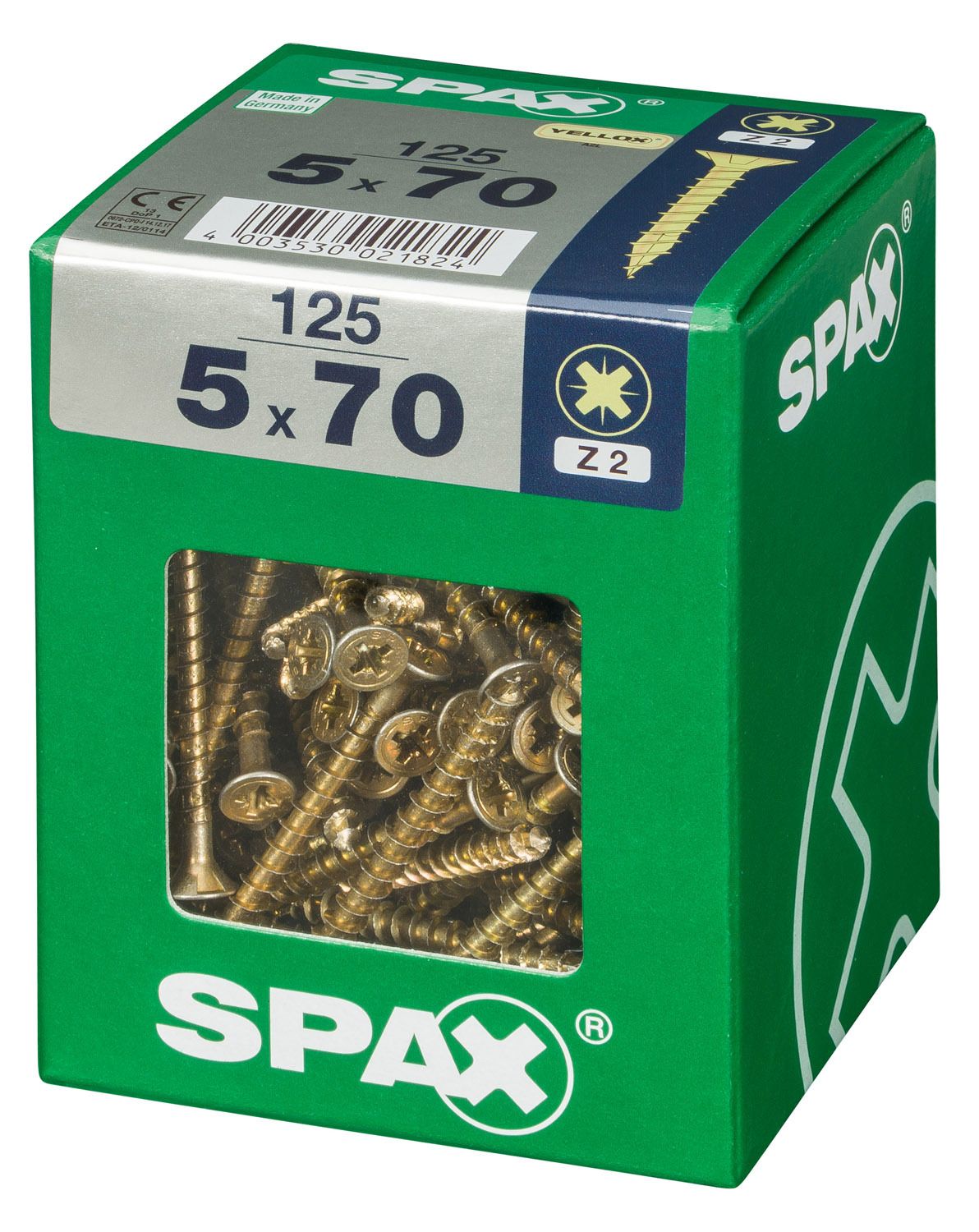 PLANA SPAX Z2 YELLOX XL 125 UD.