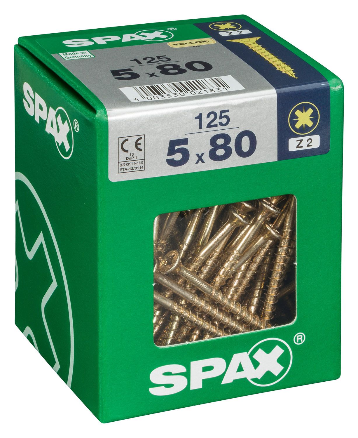PLANA SPAX Z2 YELLOX XL 125 UD.