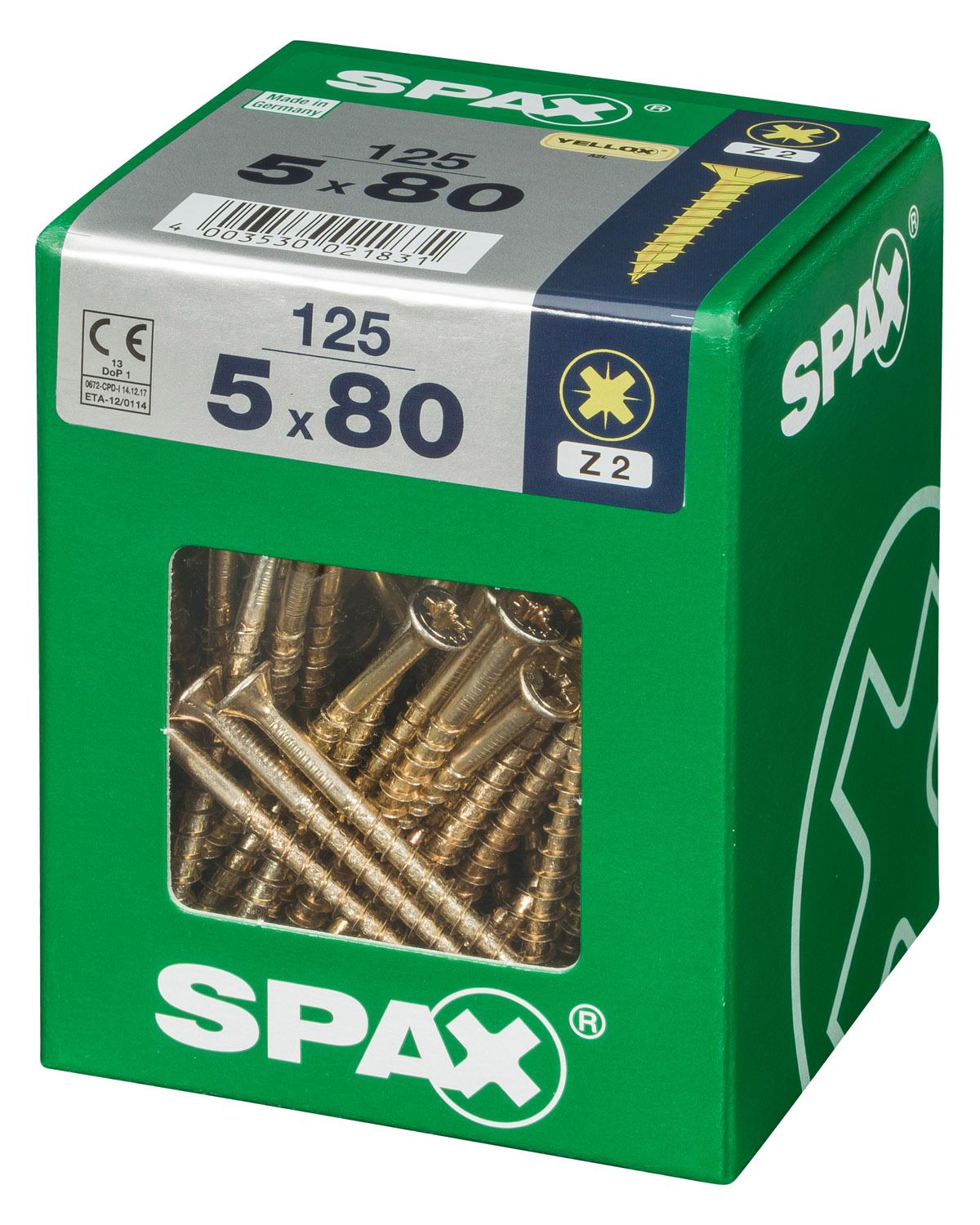 PLANA SPAX Z2 YELLOX XL 125 UD.