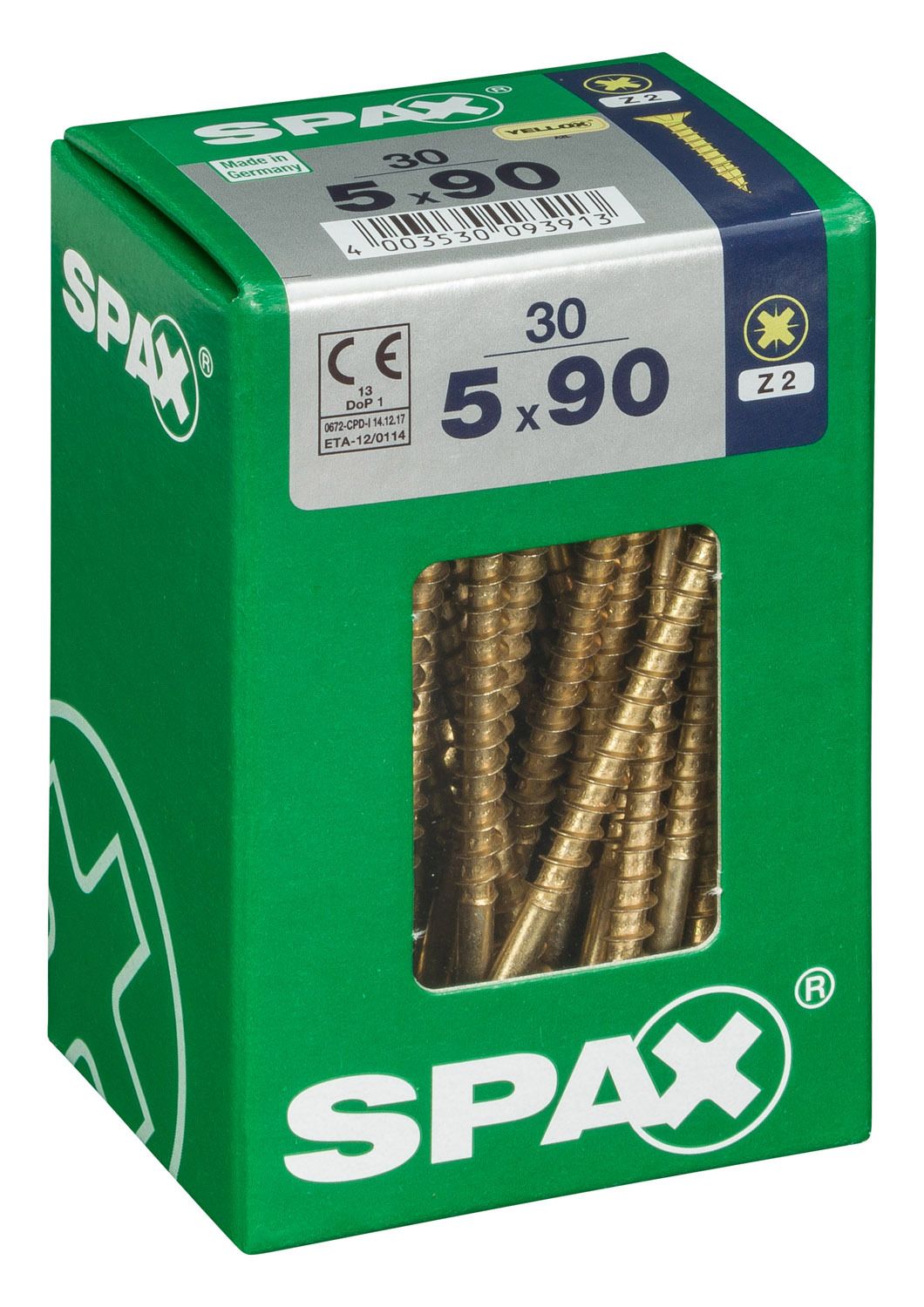 PLANA SPAX Z2 YELLOX L 30 UD.