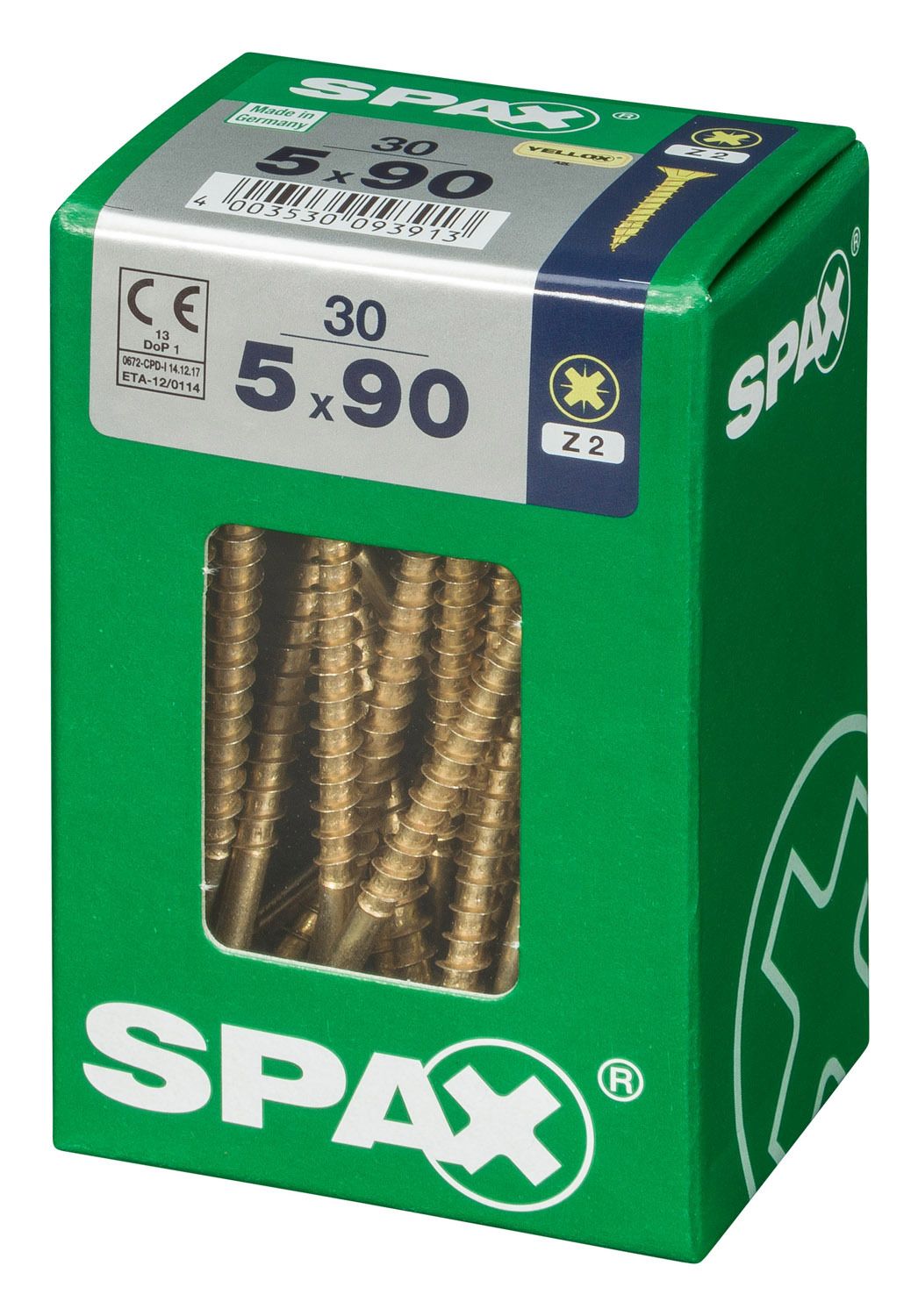 PLANA SPAX Z2 YELLOX L 30 UD.