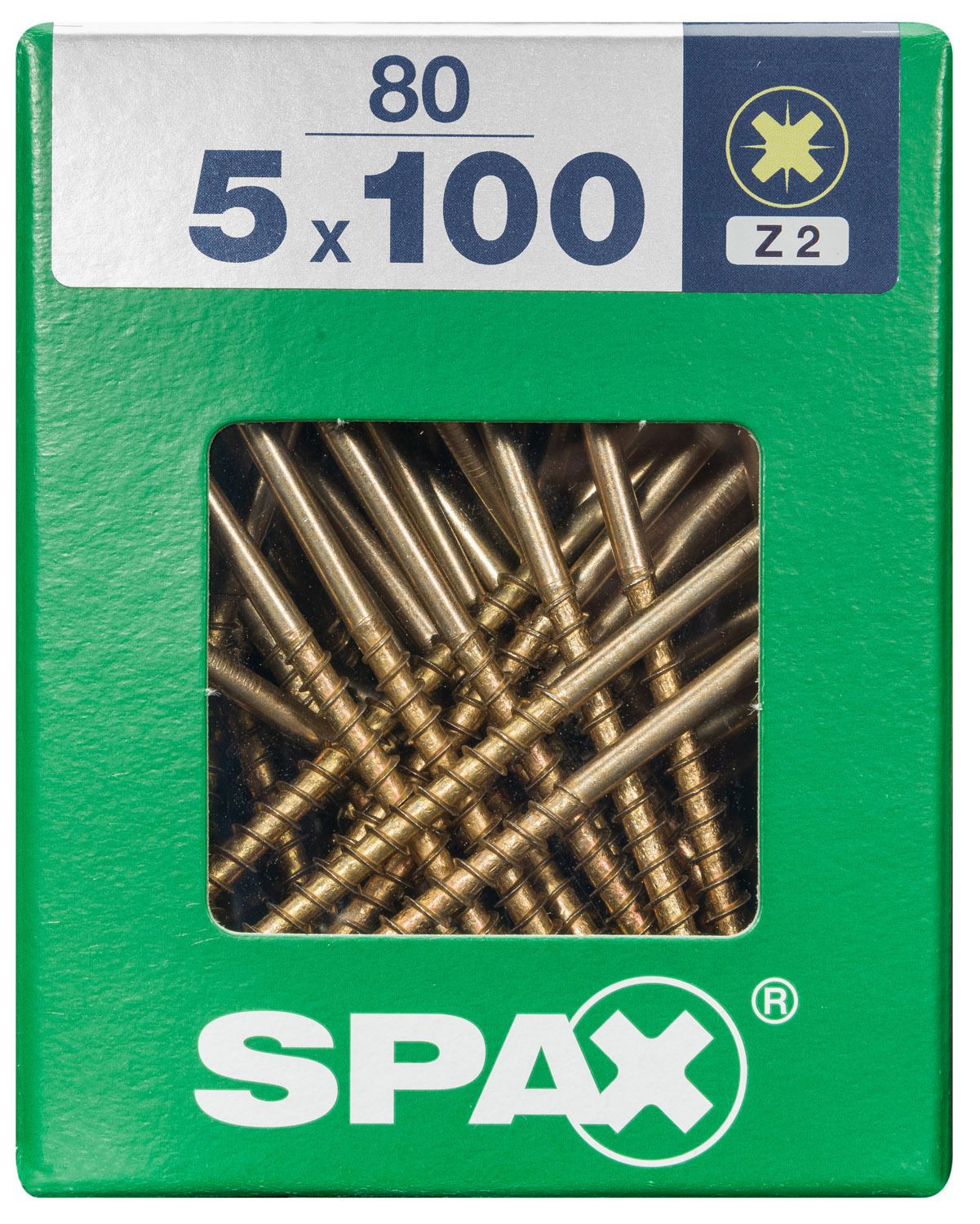 PLANA SPAX Z2 YELLOX XL 80 UD.