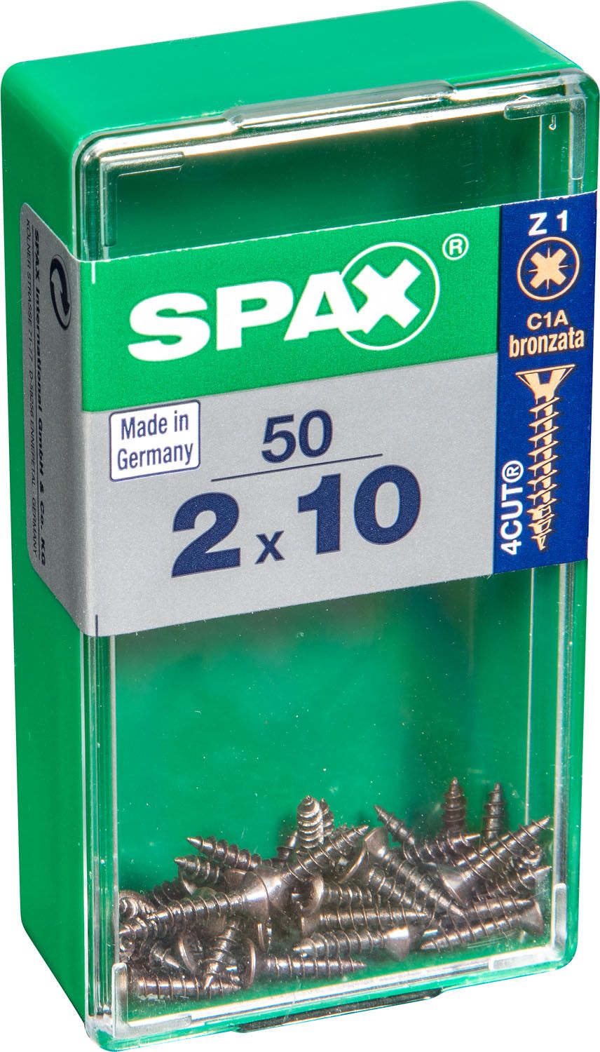 PLANA SPAX Z1 BRONCE S 50 UD.